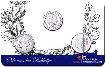 Ode aan het Dubbeltje 2018 Coincard met dubbeltje 1936