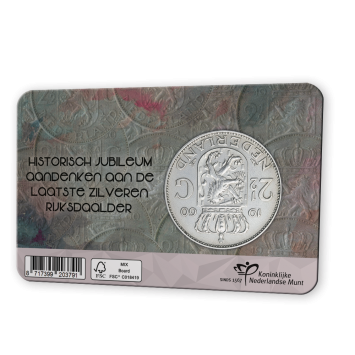 2026 60 jaar afscheid zilveren Rijksdaalder - onze jaartalkeuze