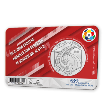 Johan Cruyff Legacy 2016–2026 - Oranje-Ajax Editie - Penning in coincard