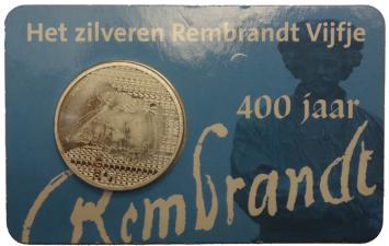 Rembrandtmunt 2006 coincard HNM