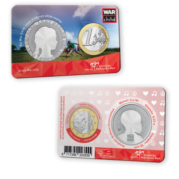30 jaar War Child in coincard
