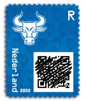 Crypto postzegel Nederland 2022 