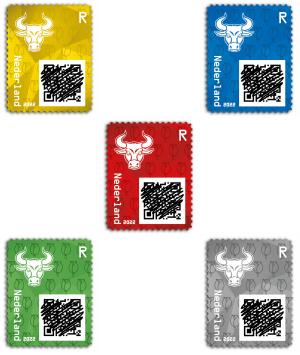 Crypto postzegels Nederland 2022 complete set