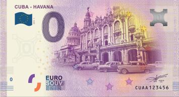 0 Euro biljet Cuba 2019 - Havana #005000