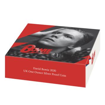 David Bowie 2 Pound zilver proof 2020 Verenigd Koninkrijk