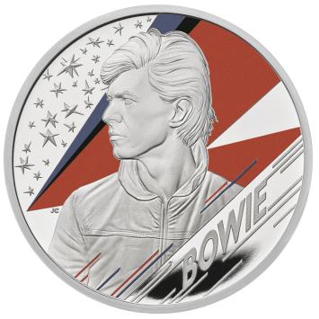 David Bowie 2 Pound zilver proof 2020 Verenigd Koninkrijk