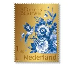 Nederland Gouden postzegel Delfts Blauw 2026