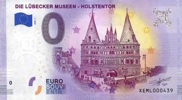 0 Euro biljet Duitsland 2020 -Die Lübecker Museen - Holstentor