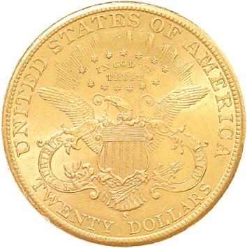 USA 20 Dollars liberty head 10 ex.