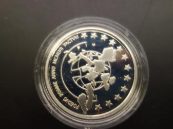 Belgium 5 Ecu 1997 Treaty of Rome silver Proof