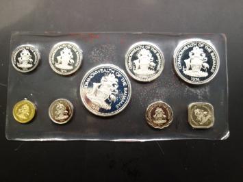 Bahamas Coin Proofset 1974(9) PS10