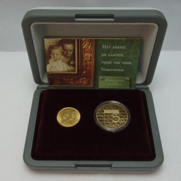 Het eerste en laatste vijfje van onze Vorstinnen