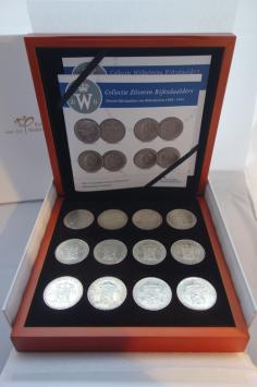 Collectie zilveren Rijksdaalders Wilhelmina 1898-1944