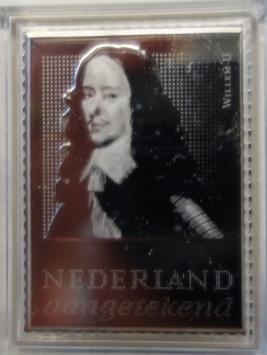 Zilveren Postzegel Prins Willem II