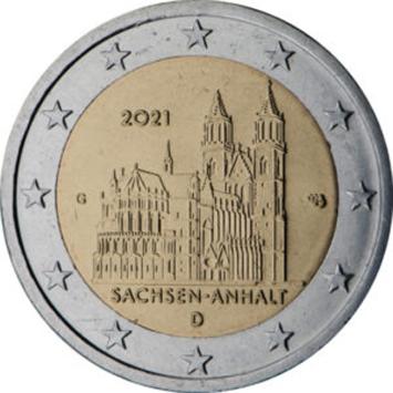 Duitsland 2 euro 2021 Sachsen Anhalt UNC