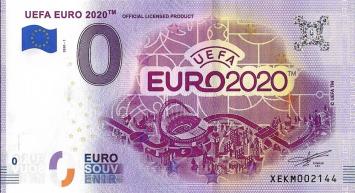 0 Euro biljet Duitsland 2020 -  UEFA Euro 2020 I