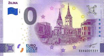 0 Euro biljet Slowakije 2022 - Zilina