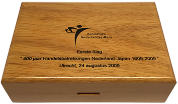 Ceremoniele eerste slag cassette 5 Euro 2009 Japan