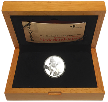 Ceremoniele eerste slag cassette 5 Euro 2009 Japan