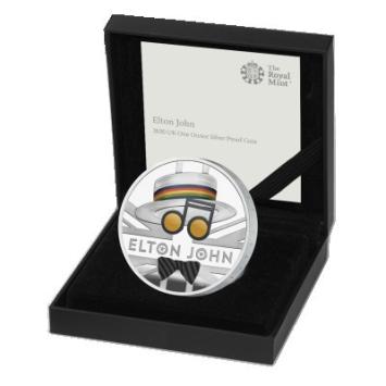 Elton John munt 2 Pound zilver proof 2020 Verenigd Koninkrijk