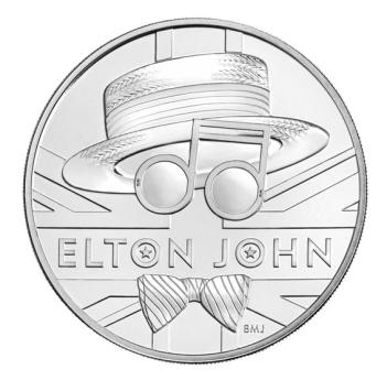 Elton John munt 5 Pound BU 2020 Verenigd Koninkrijk