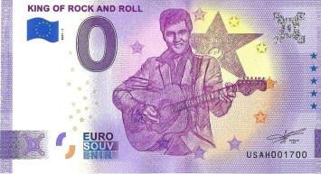 0 Euro biljet USA 2021 - Elvis Presley King of Rock and Roll