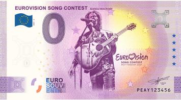 Eurovision Song Contest 2021 souvenir note - Jeangu Macrooy