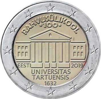 Estland 2 euro 2019 Universiteit Tartu UNC