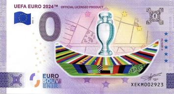 0 Euro biljet Duitsland 2023 - UEFA Euro 2024 V KLEUR