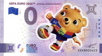 0 Euro biljet Duitsland 2023 - UEFA Euro 2024 VII KLEUR