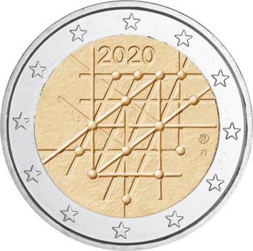 Finland 2 euro 2020 Turku UNC