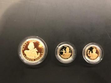 Great Britain Olympics 3-coin proofset Fortius 2012