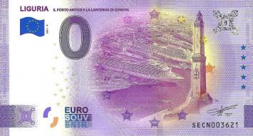 0 Euro biljet Italië 2021 - Liguria