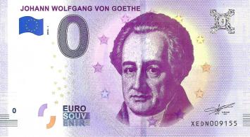 0 Euro biljet Duitsland 2018 - Johan Wolfgang von Goethe