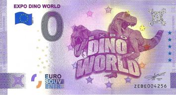0 Euro biljet België 2021 - Expo Dino World ANNIVERSARY