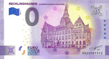 0 Euro biljet Duitsland 2021 - Recklingerhausen