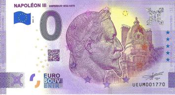 0 Euro biljet Frankrijk 2021 - Roi de France Napoléon III