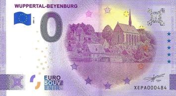 0 Euro biljet Duitsland 2021 - Wuppertal Beyenburg