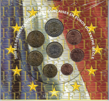 BU set Frankrijk 1999-2000-2001