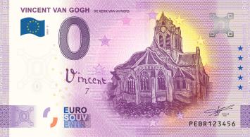 0 Euro biljet Nederland 2023 - Van Gogh De Kerk van Auvers LIMITED EDITION FIP#83
