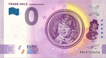 0 Euro biljet Nederland 2024-3 Frans Hals Lachende Jongen