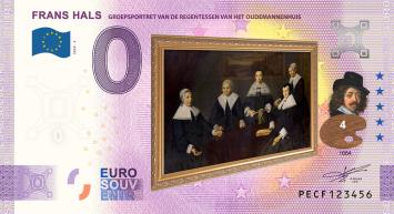 0 Euro biljet Nederland 2024-4 Frans Hals Groepsportret van de regentessen van het oudemannenhuis KLEUR