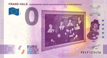 0 Euro biljet Nederland 2024-4 Frans Hals Groepsportret van de regentessen van het oudemannenhuis