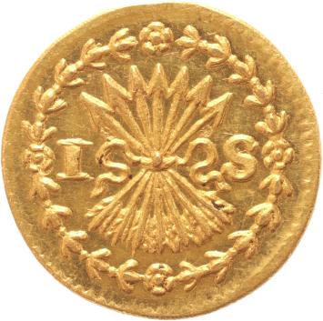 Friesland bezemstuiver 1738 in goud