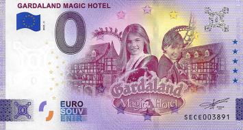 0 Euro biljet Italië 2023 - Gardaland Magic Hotel