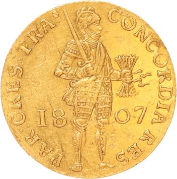 Kingdom of Holland Golden ducat 1807a
