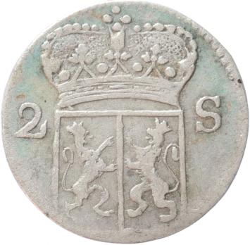 Gelderland Dubbele stuiver 1785