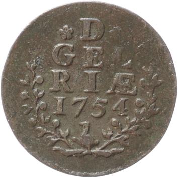 Gelderland Duit 1754