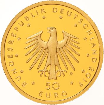 Germany 50 Euro Hammerflügel 2019D BU