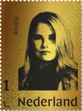Nederland Gouden postzegel Prinses Amalia 2020